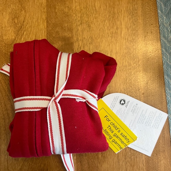 Pottery Barn Kids First Christmas Holiday Baby Pajamas NWT - Picture 3 of 3